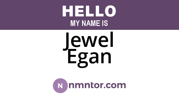 Jewel Egan