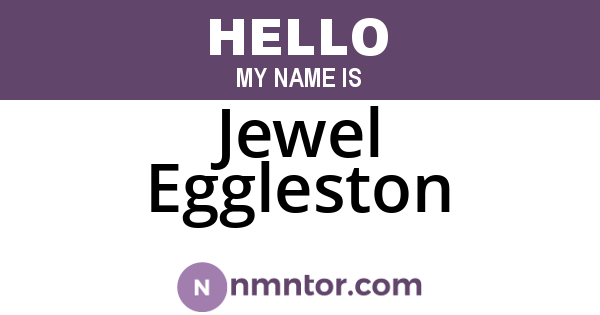 Jewel Eggleston