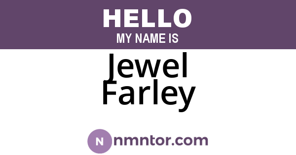 Jewel Farley