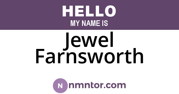 Jewel Farnsworth