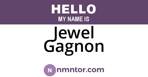 Jewel Gagnon
