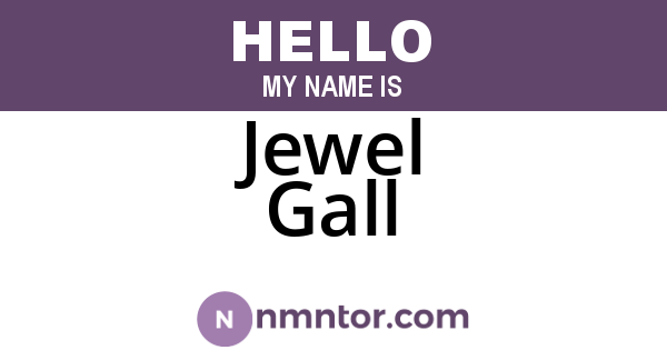 Jewel Gall