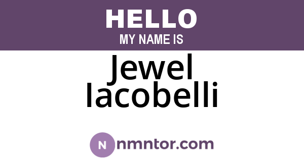 Jewel Iacobelli