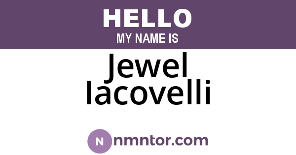 Jewel Iacovelli