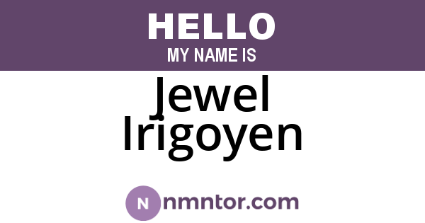 Jewel Irigoyen