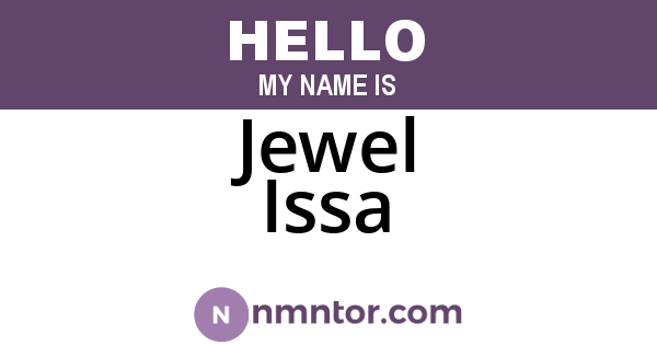 Jewel Issa
