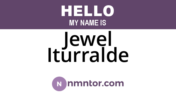 Jewel Iturralde