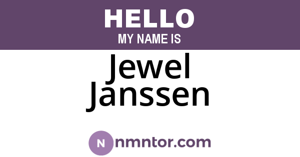 Jewel Janssen