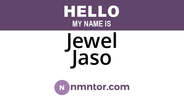 Jewel Jaso