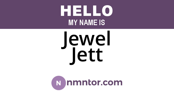 Jewel Jett