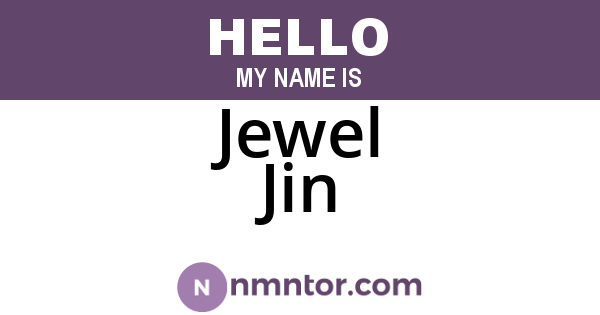 Jewel Jin