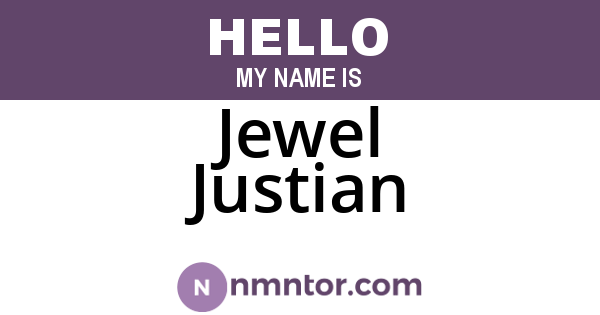 Jewel Justian