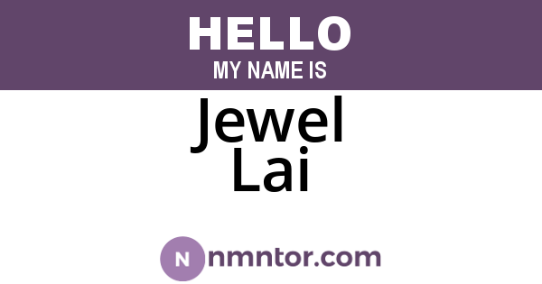 Jewel Lai
