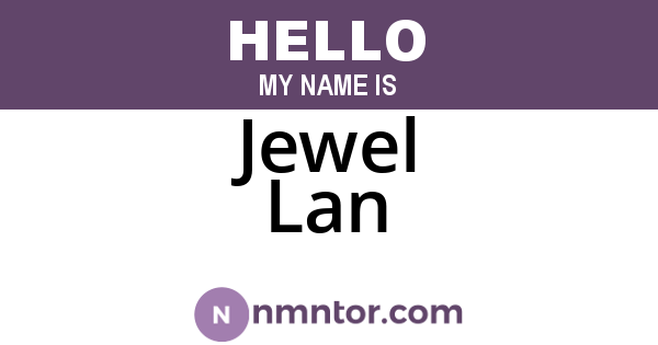 Jewel Lan