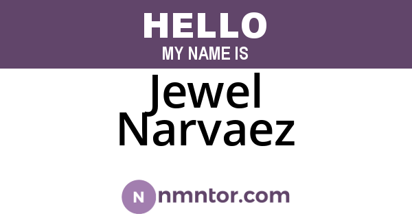 Jewel Narvaez