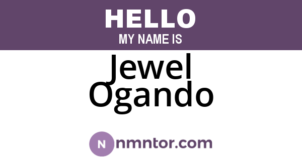 Jewel Ogando