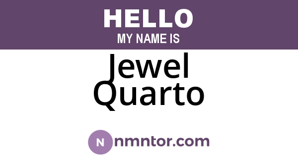 Jewel Quarto