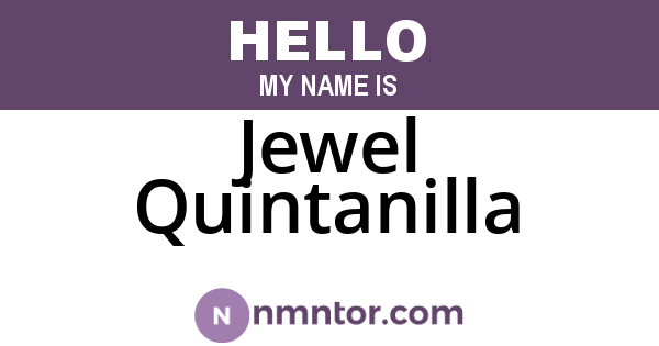 Jewel Quintanilla