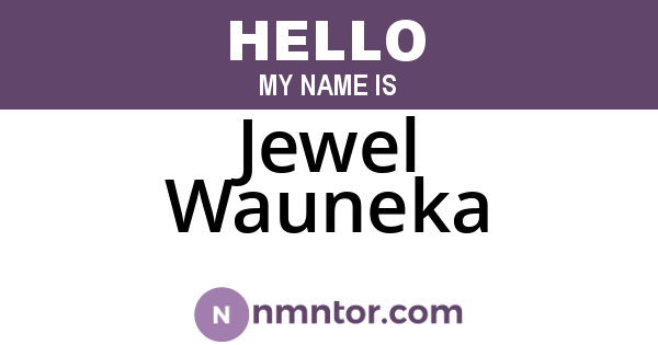 Jewel Wauneka