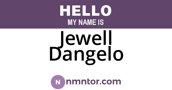 Jewell Dangelo