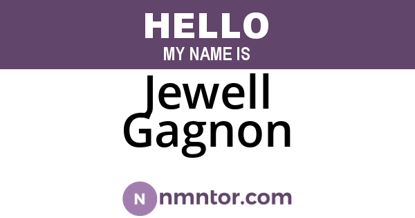 Jewell Gagnon