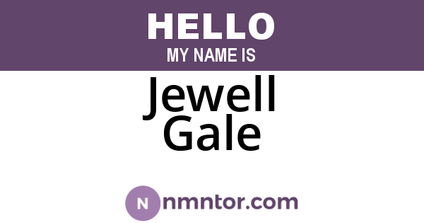 Jewell Gale