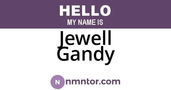 Jewell Gandy