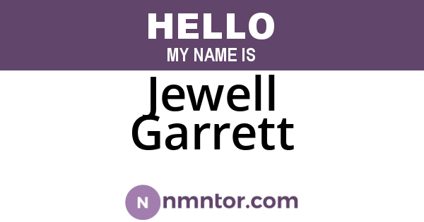 Jewell Garrett
