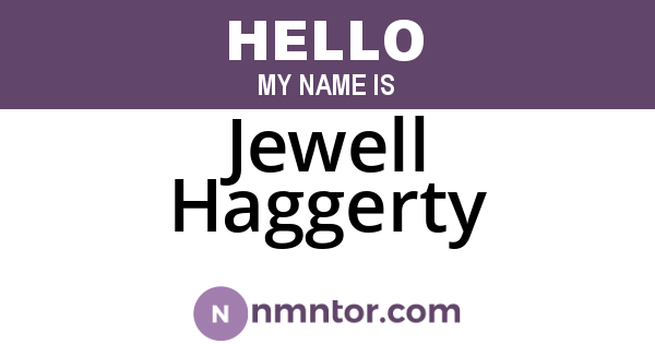 Jewell Haggerty