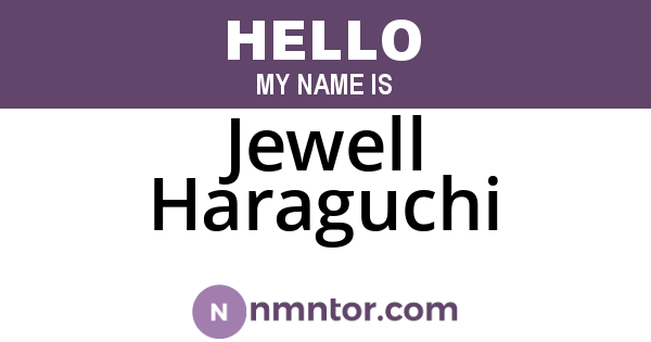 Jewell Haraguchi