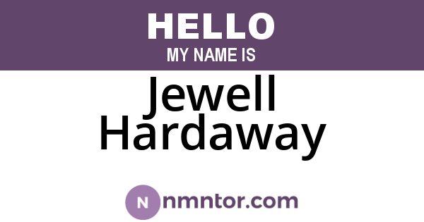 Jewell Hardaway