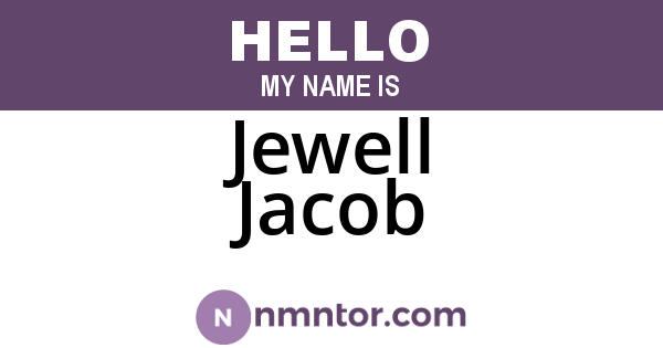 Jewell Jacob