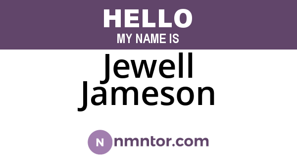 Jewell Jameson