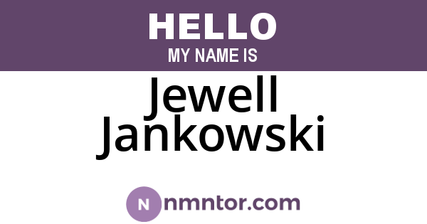 Jewell Jankowski