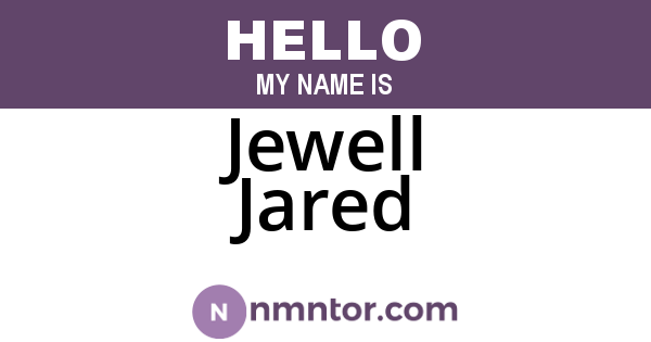 Jewell Jared