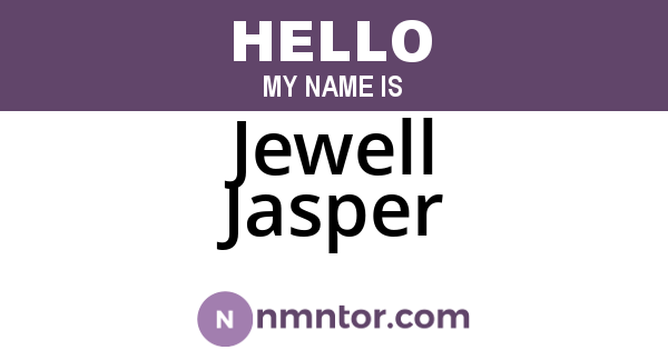 Jewell Jasper