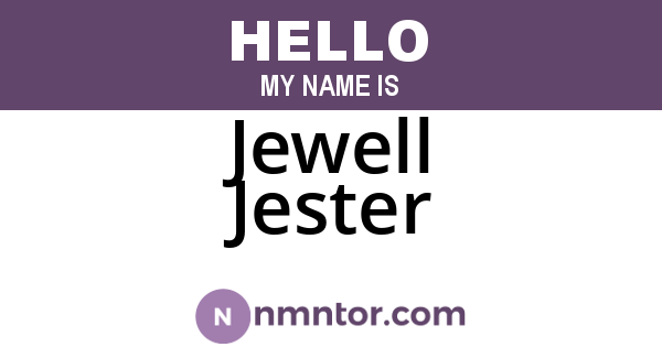 Jewell Jester