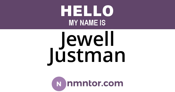 Jewell Justman
