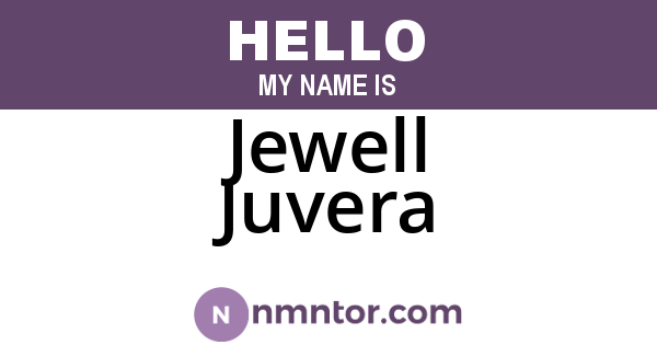 Jewell Juvera