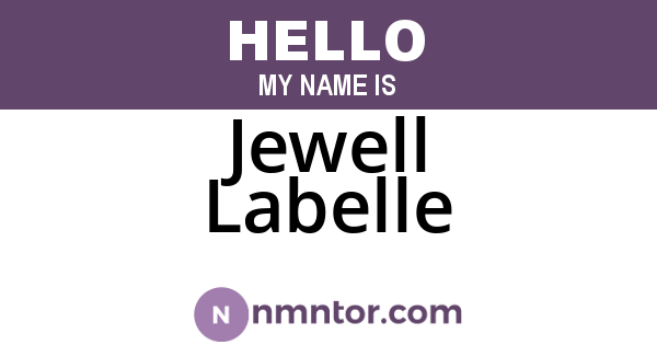 Jewell Labelle