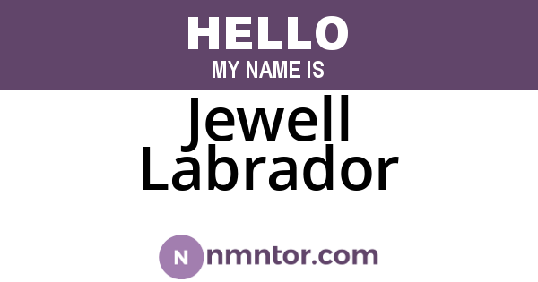 Jewell Labrador