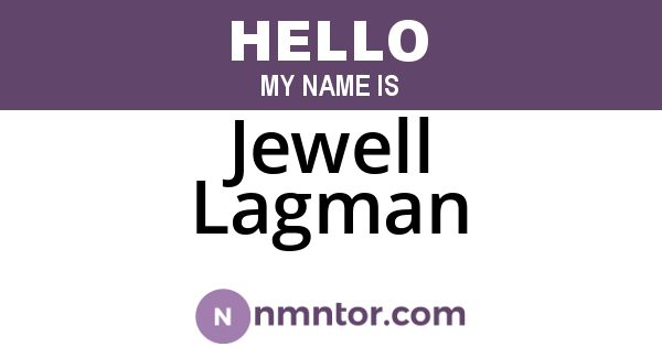 Jewell Lagman