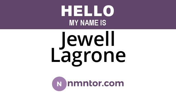Jewell Lagrone