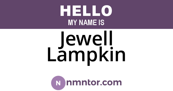 Jewell Lampkin