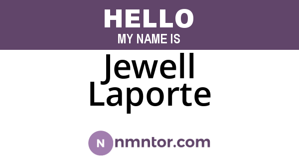 Jewell Laporte