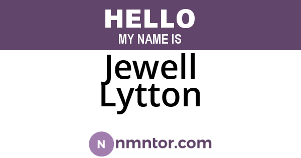 Jewell Lytton