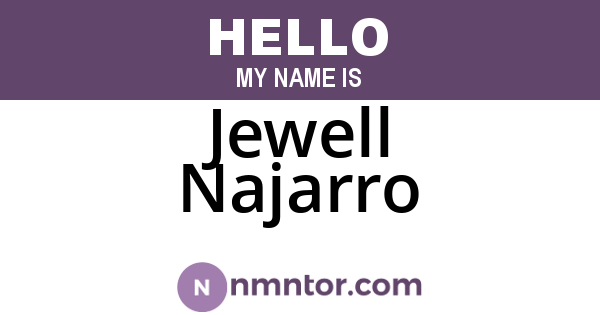 Jewell Najarro