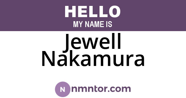 Jewell Nakamura