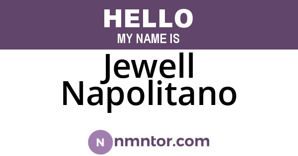 Jewell Napolitano