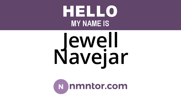 Jewell Navejar